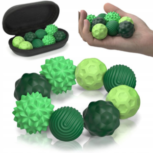 Luminkusie - Antystresowe Kulki Sensoryczne 8 sztuk | Etui GRATIS